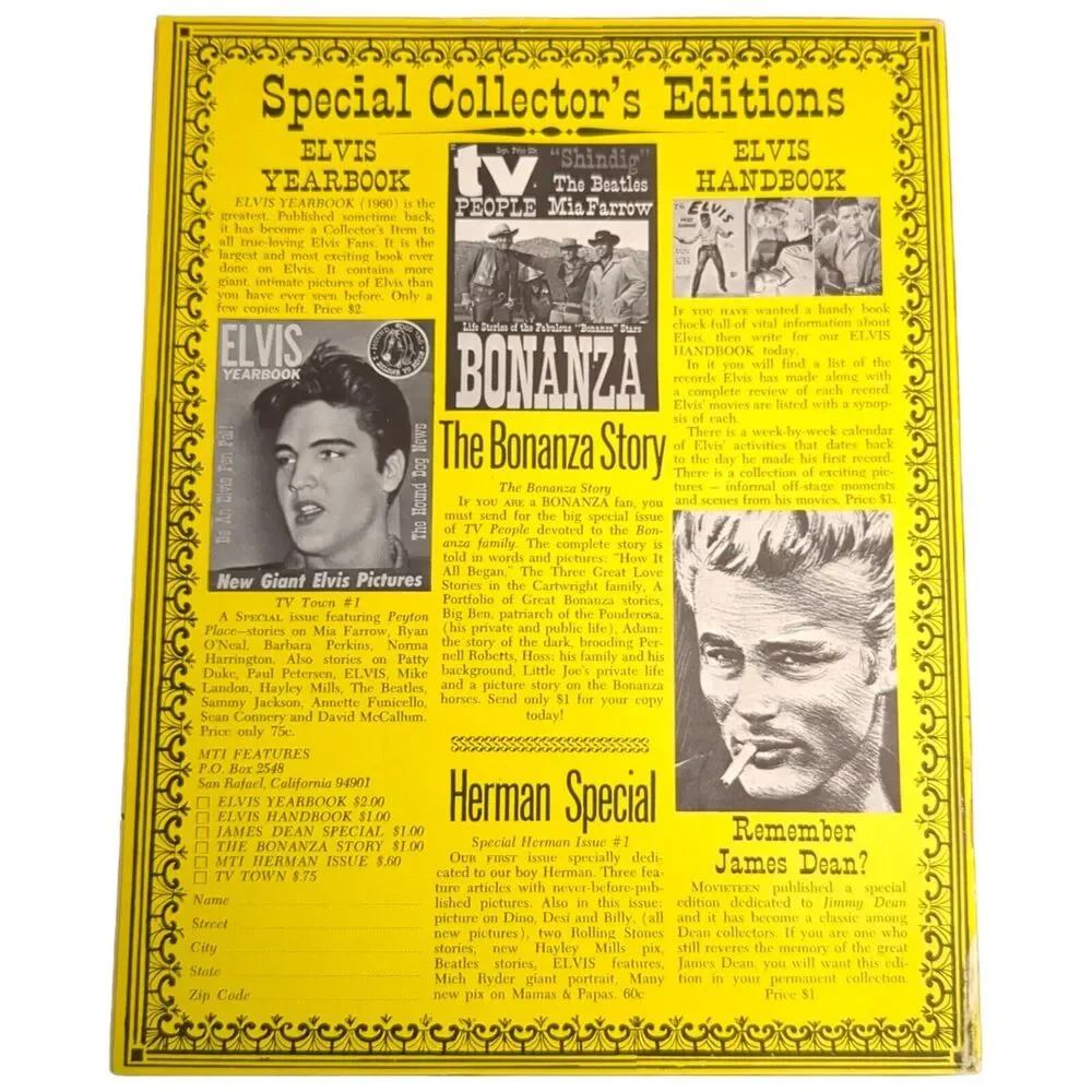 Movie Teen Illustrated July 1967 ROLLING STONES - BLUES MAGOOS - DONOVAN